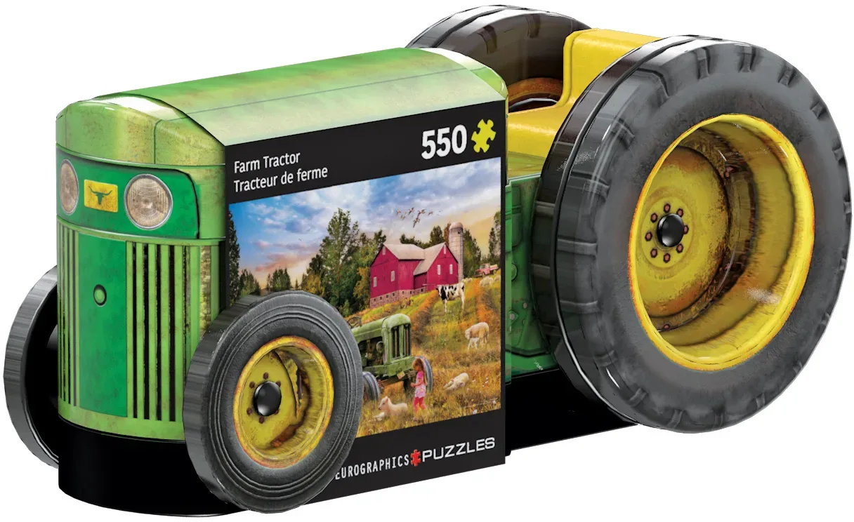Tractor Shaped Tin Farm