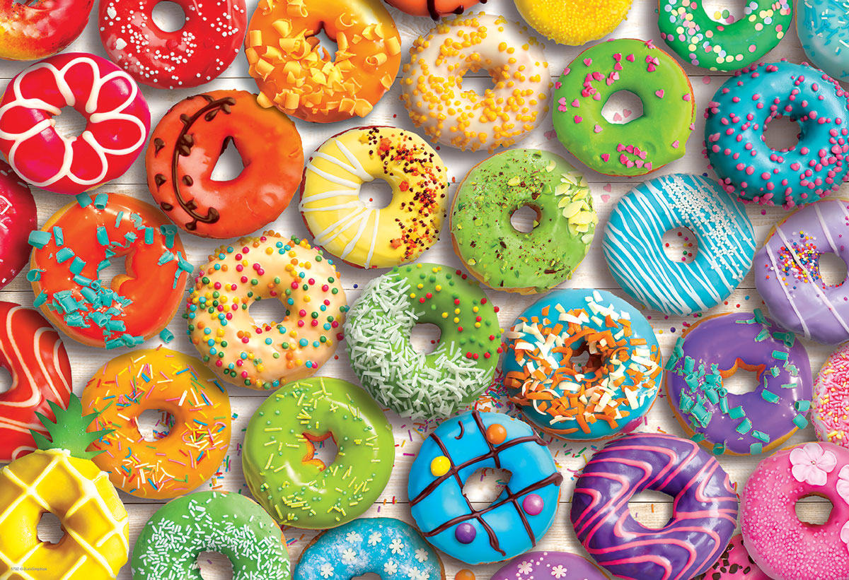 Donut Rainbow Shaped Tin