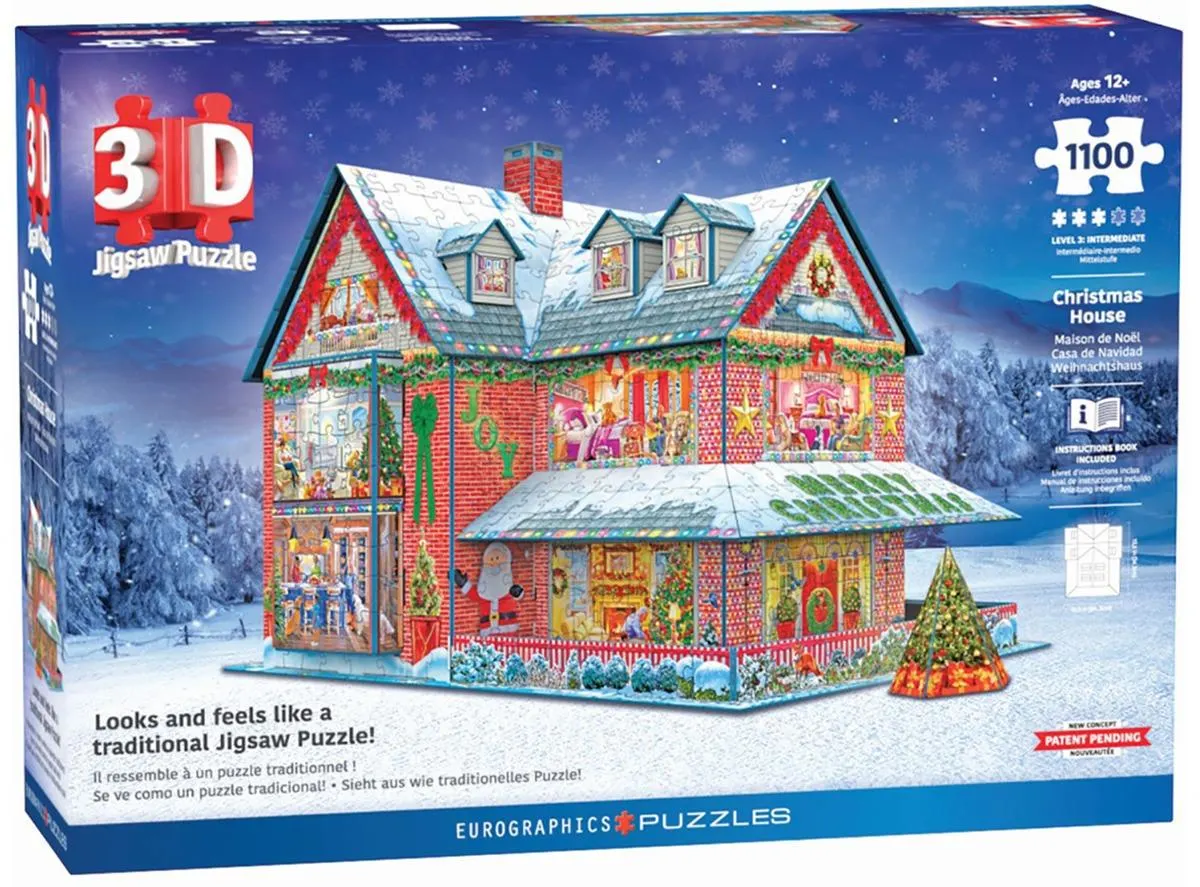 3D Puzzle - Christmas House