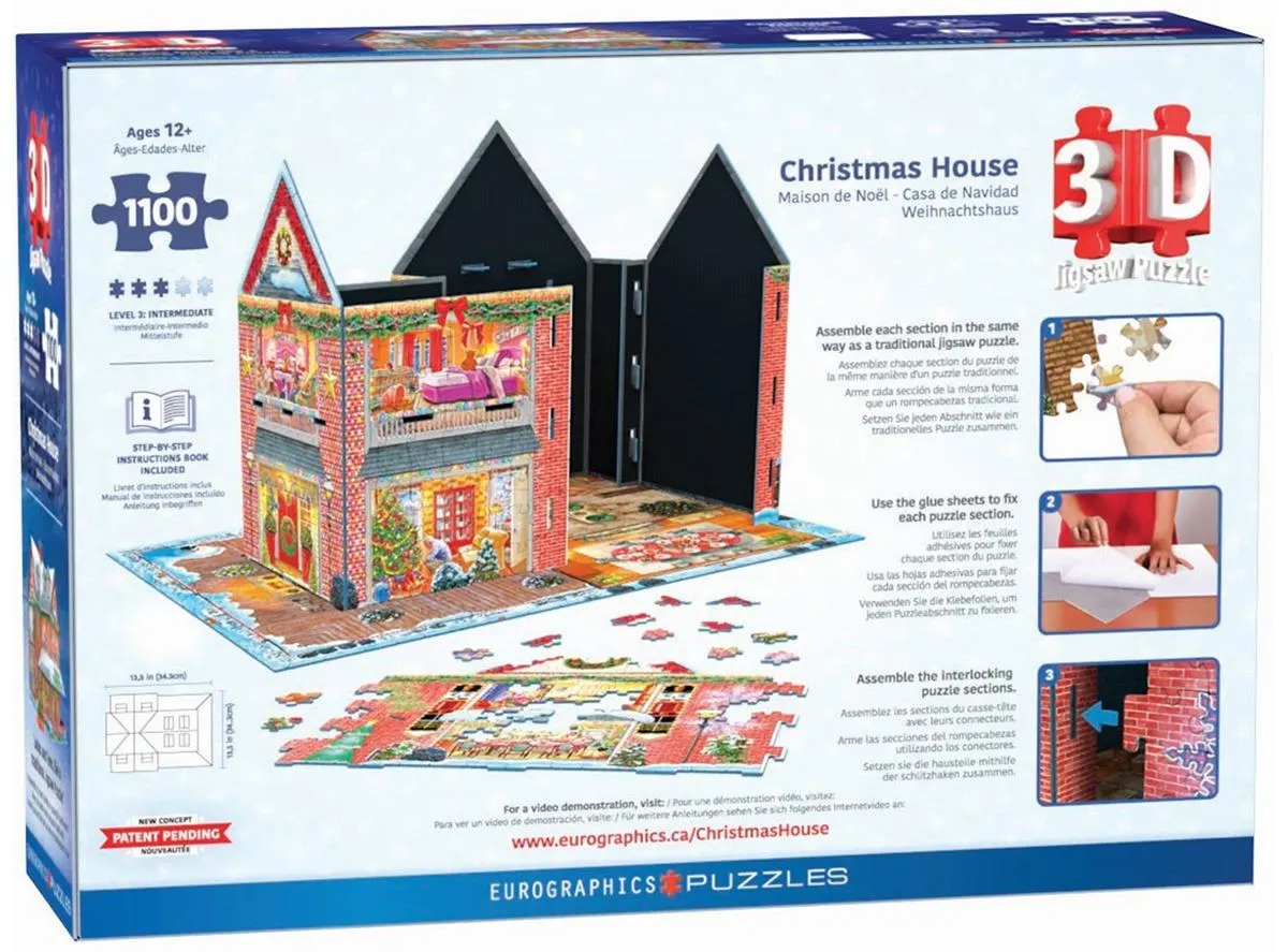 3D Puzzle - Christmas House
