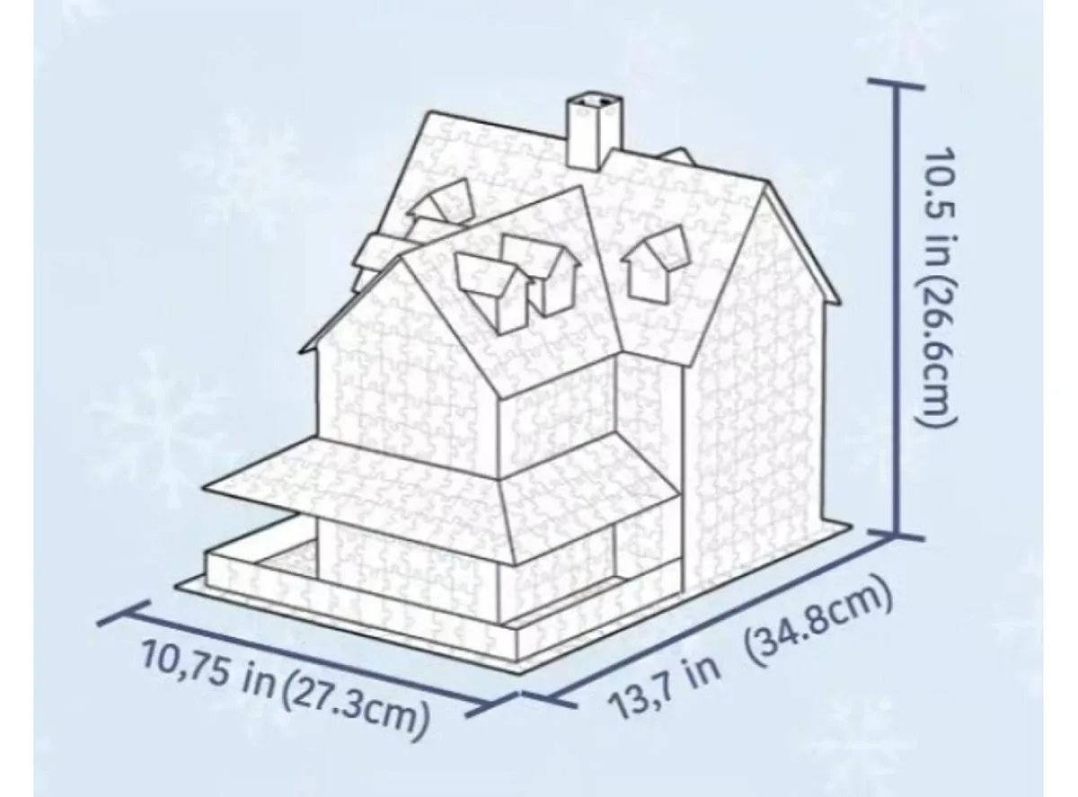 3D Puzzle - Christmas House