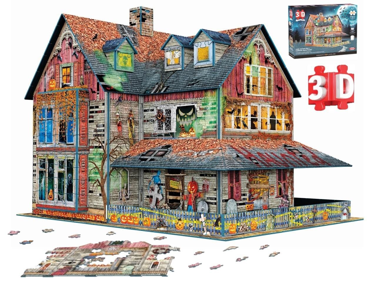 3D Puzzle - Haunted House Halloween
