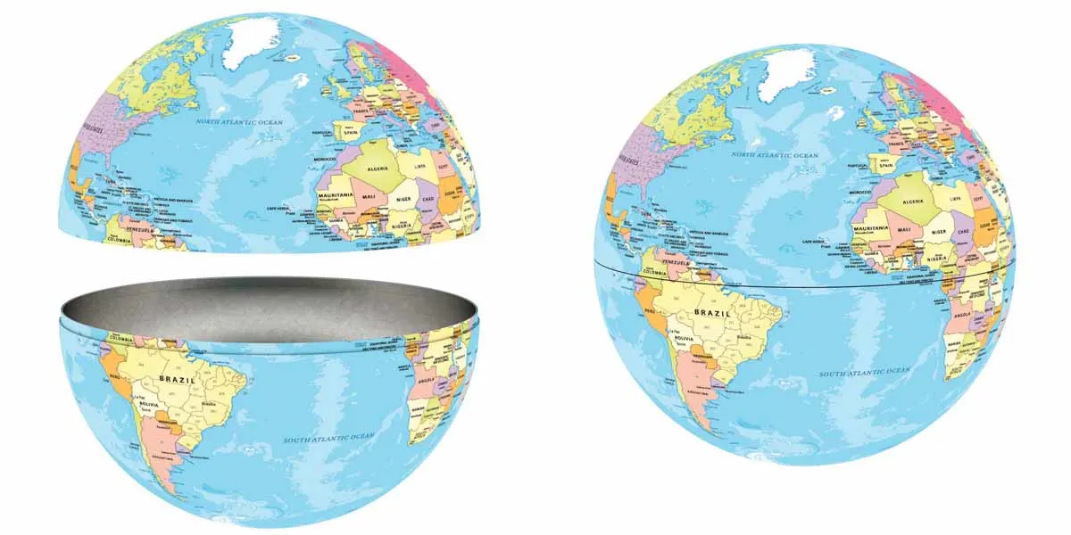 Map of the World - Scratch and Dent