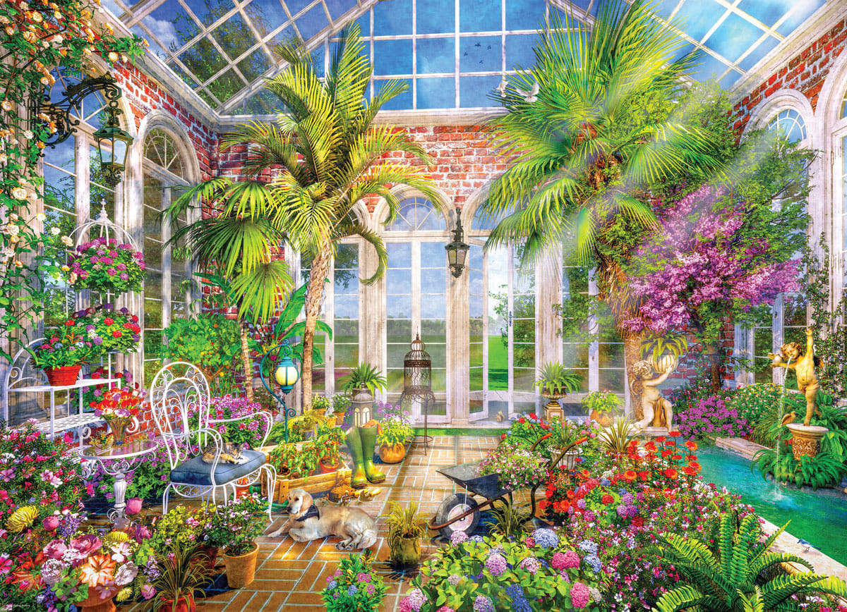 Glass Garden Flower & Garden