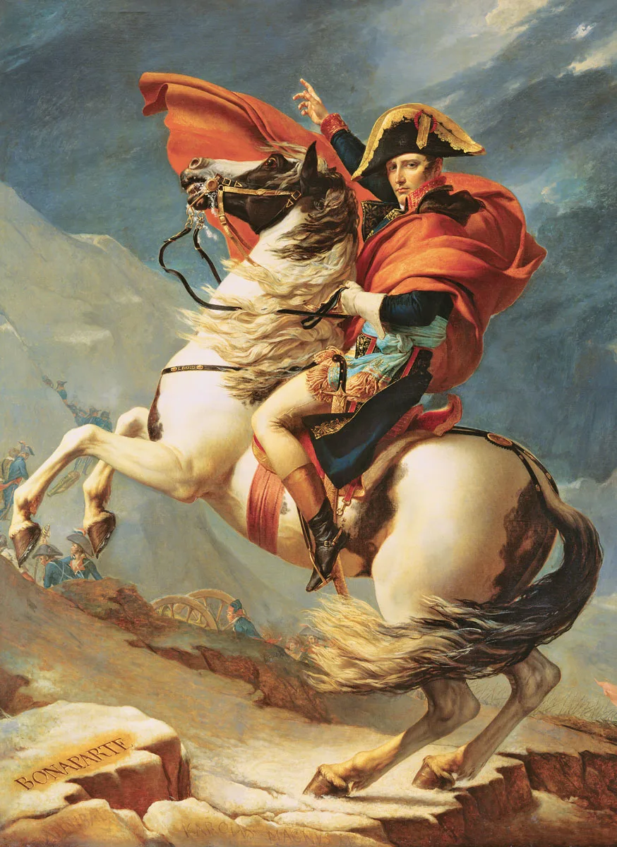 Napoleon Crossing the Alps Fine Art