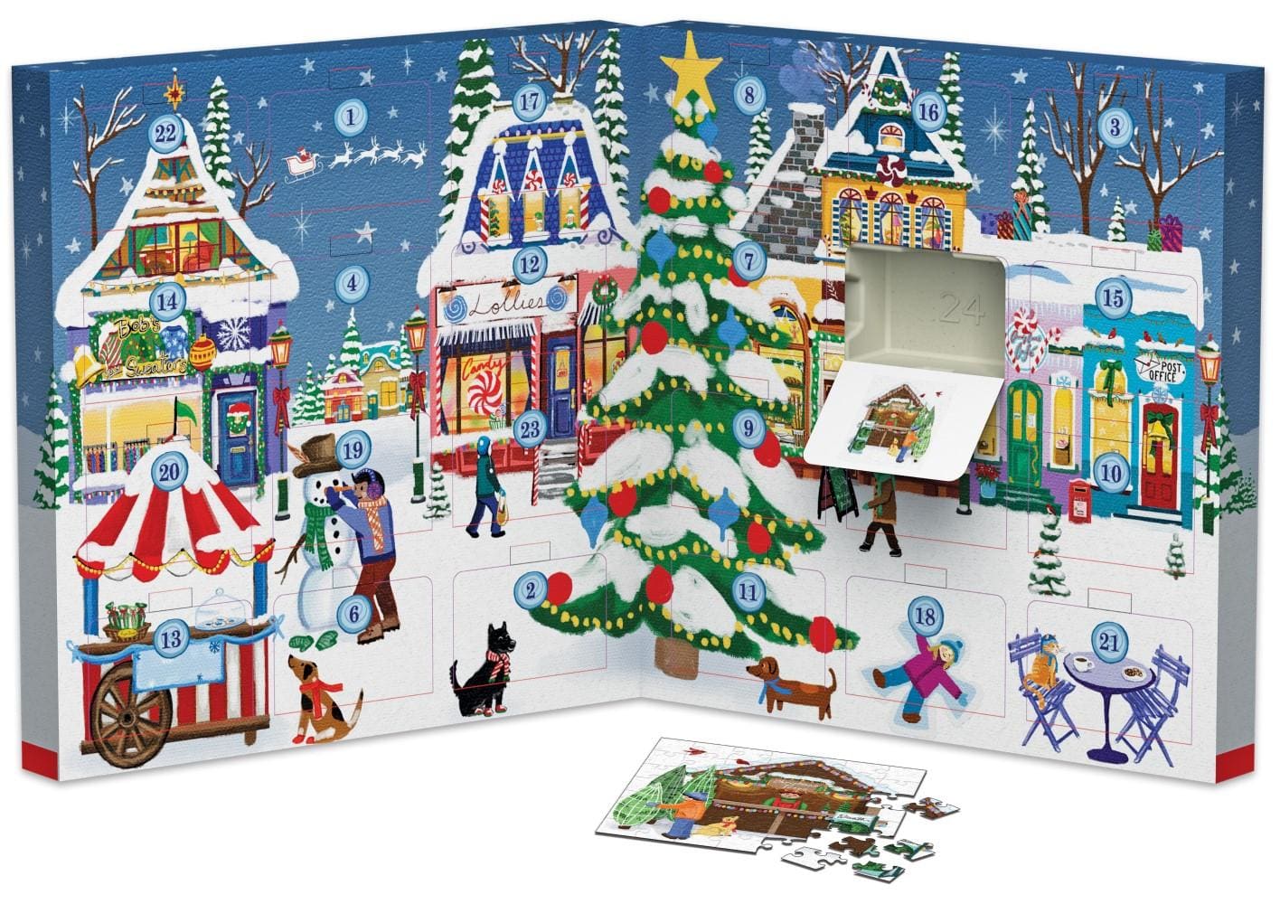 Christmas Town Fair Advent Calendar