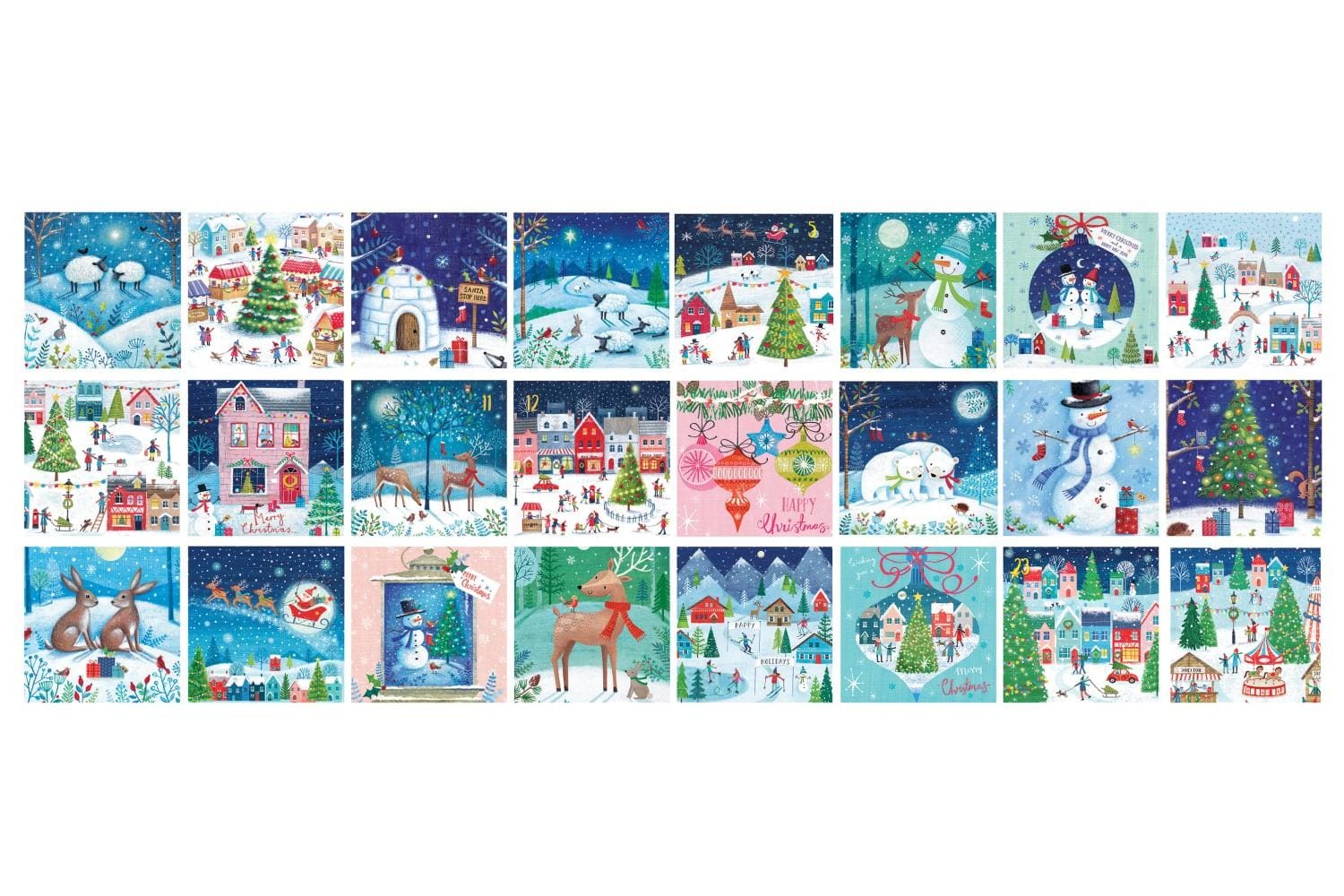 Christmas Village Advent Calendar