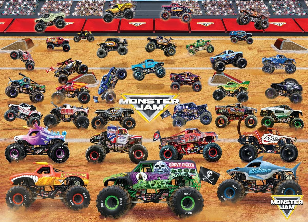 Monster Jam Truck Lineup Vehicles