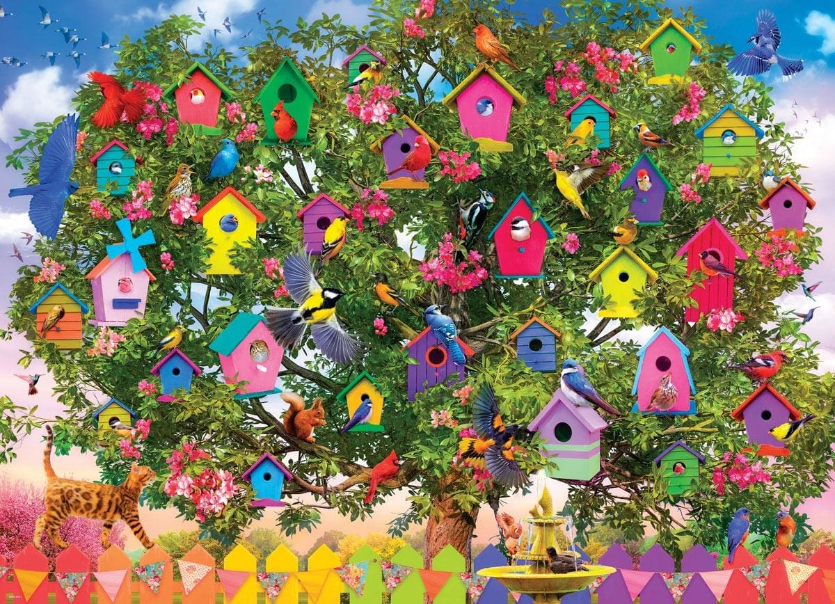 Bird House Hotel by Olena Flower & Garden