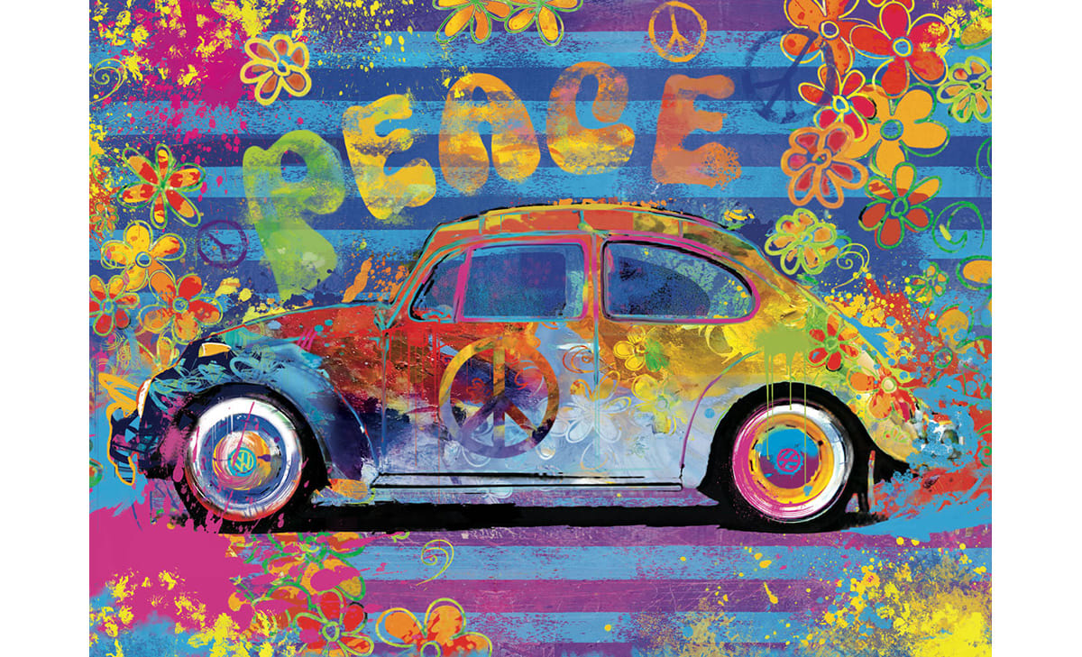 VW Beetle Splash Tin