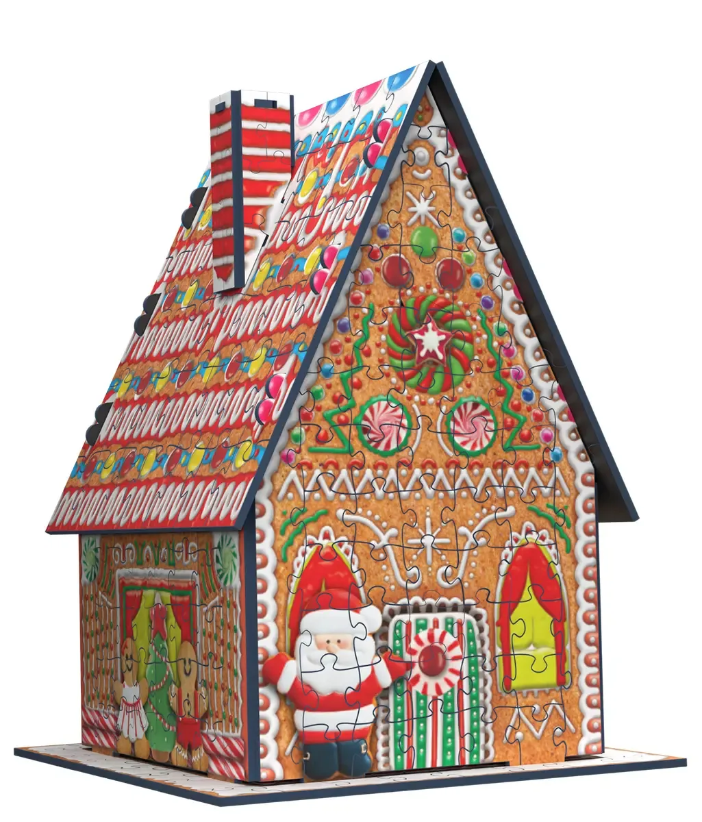 3D Puzzle - Gingerbread House