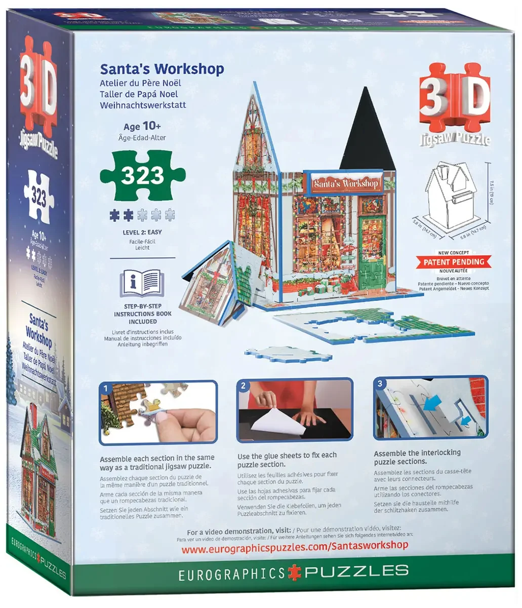 3D Puzzle - Santa's Workshop