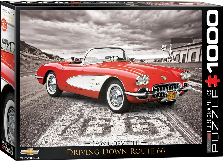 1959 Corvette - Driving Down Route 66