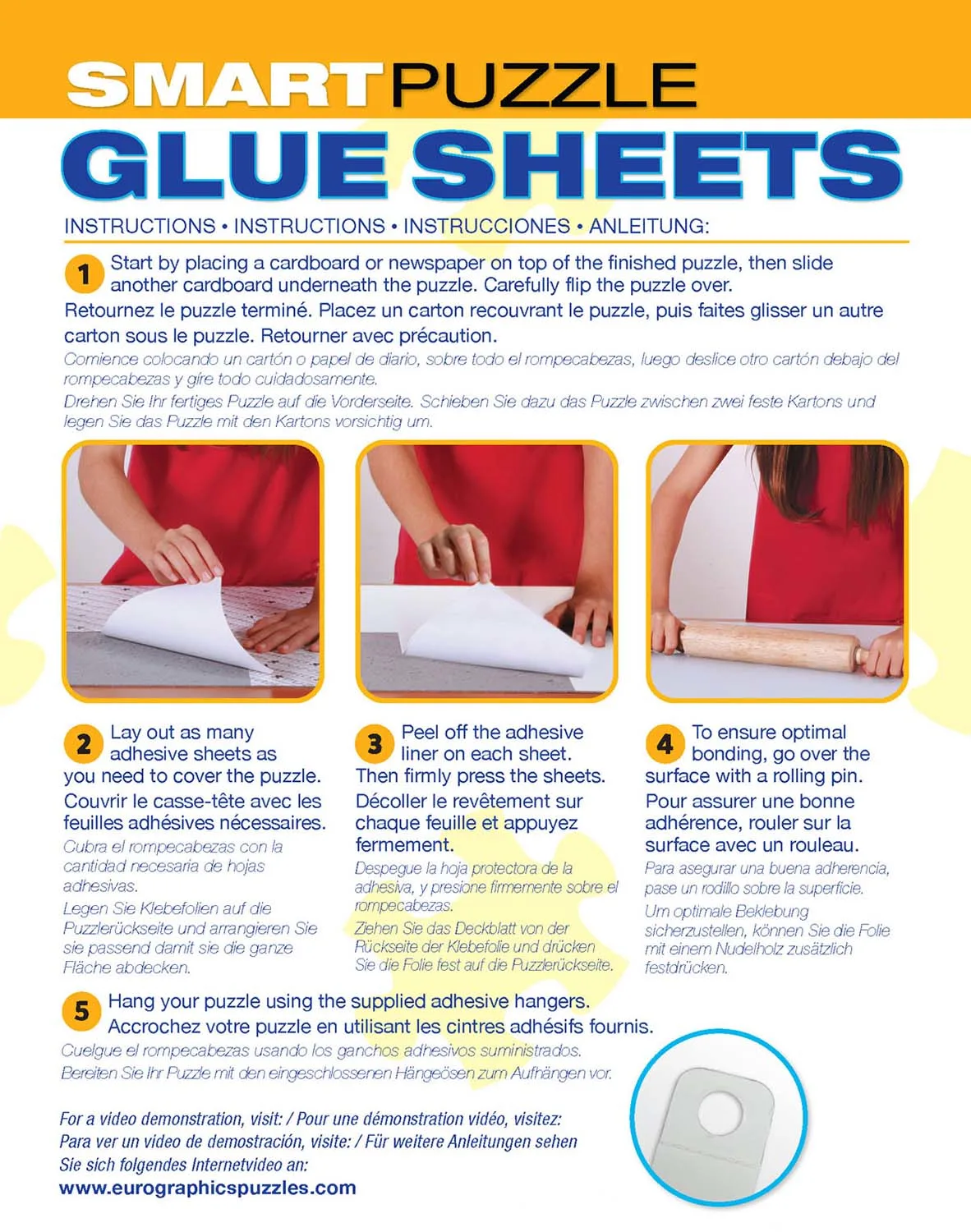 Smart Puzzle Glue Sheets