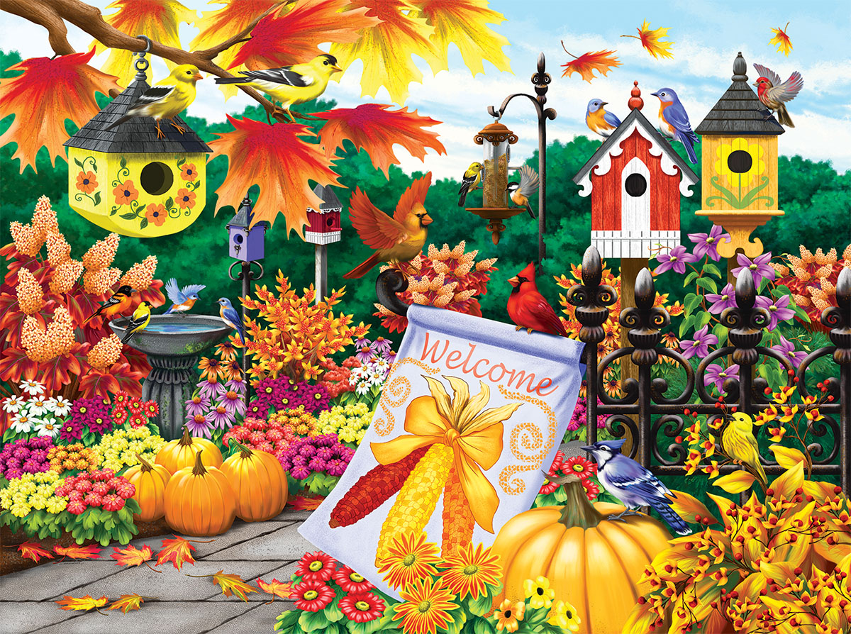 Welcome Autumn Fall Jigsaw Puzzle