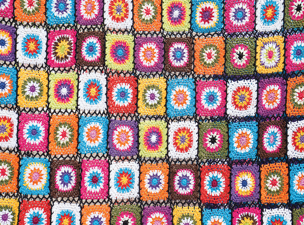 Bali Blanket Crochet Quilting & Crafts Jigsaw Puzzle