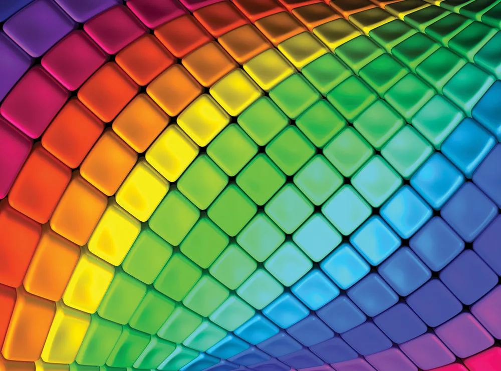 Rainbow Tiles Rainbow & Gradient