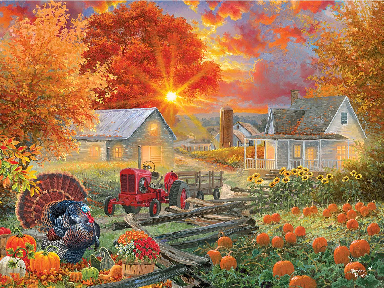 The Pumpkin Harvest Farm Jigsaw Puzzle