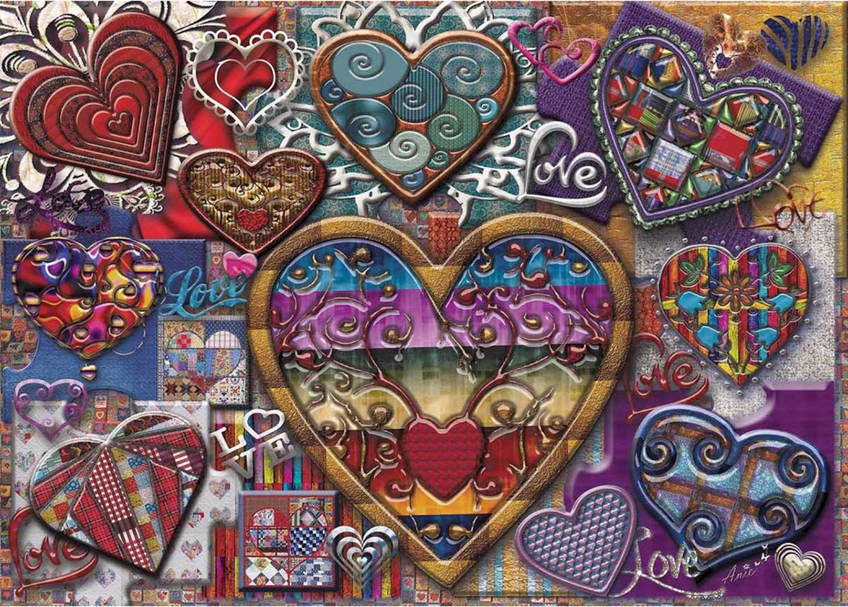Hearts Of Glass Jigsaw Puzzle
