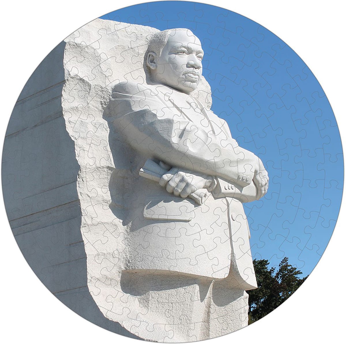 MLK Jr. Memorial Puzzle A&bull;Round&reg; Landmarks & Monuments
