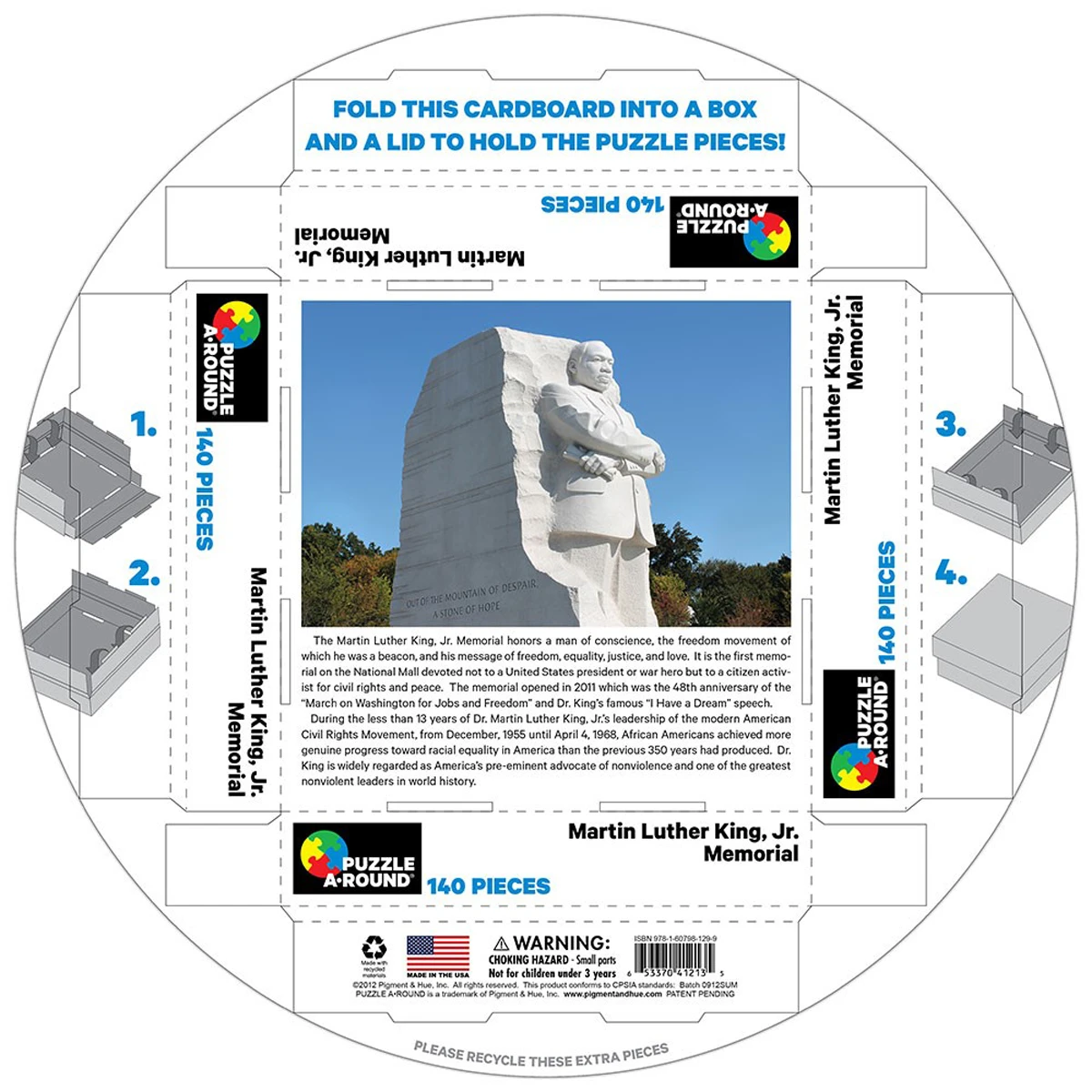 MLK Jr. Memorial Puzzle A&bull;Round&reg;