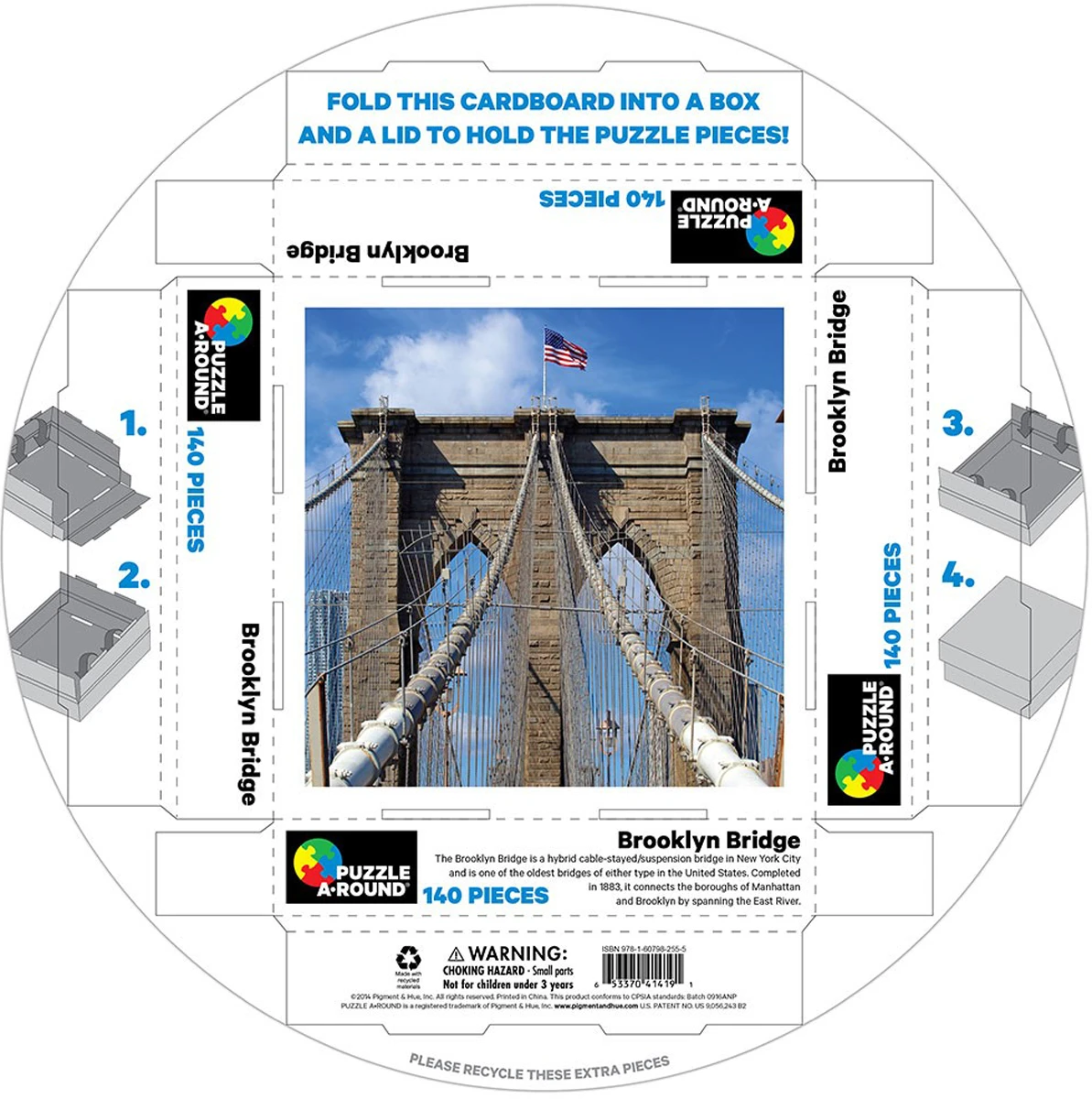 Brooklyn Bridge Puzzle A&bull;Round