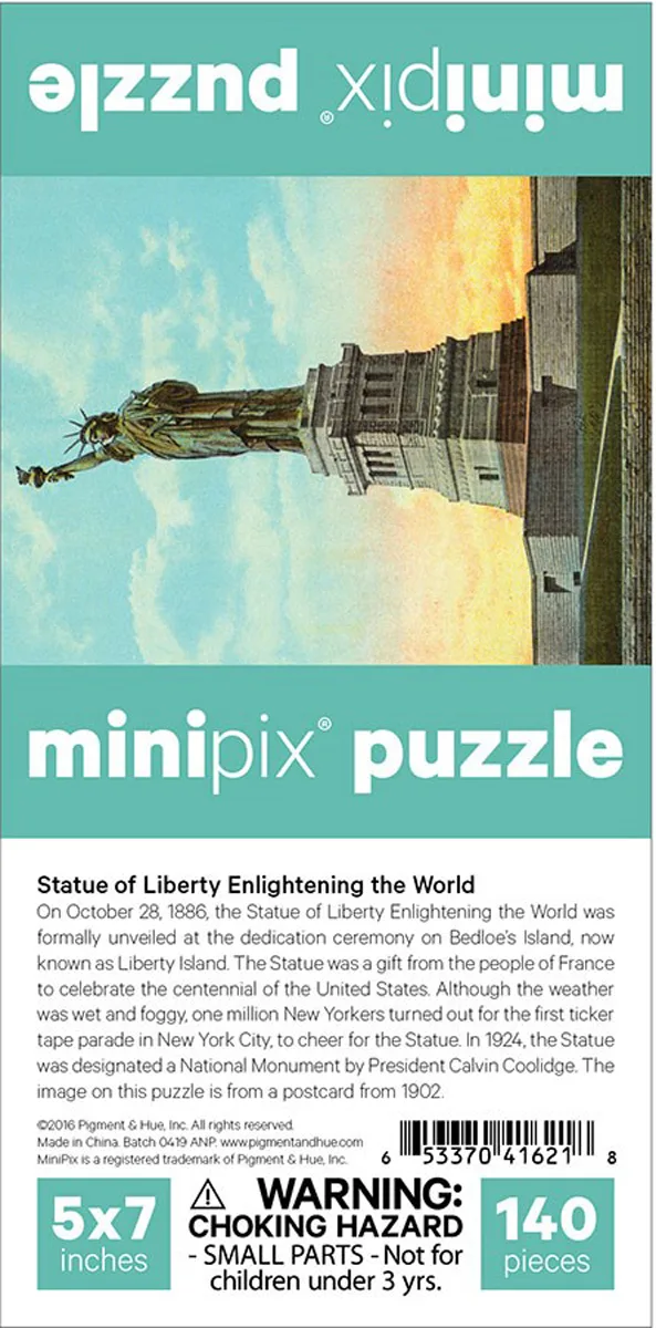 Vintage Statue Of Liberty MiniPix&reg; Puzzle