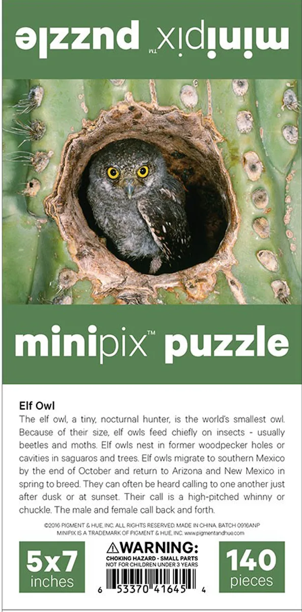 Elf Owl MiniPix&reg; Puzzle