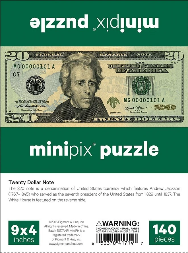 $20 Banknote MiniPix&reg; Puzzle
