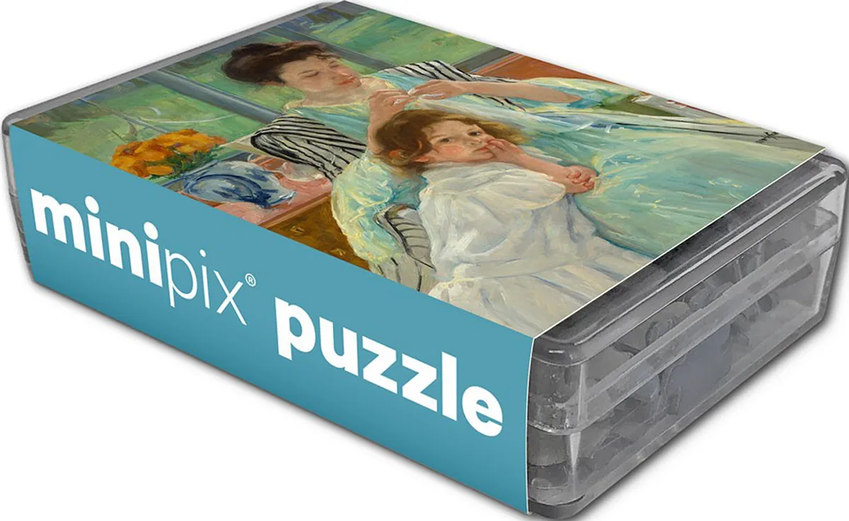 Young Mother Sewing MiniPix&reg; Puzzle