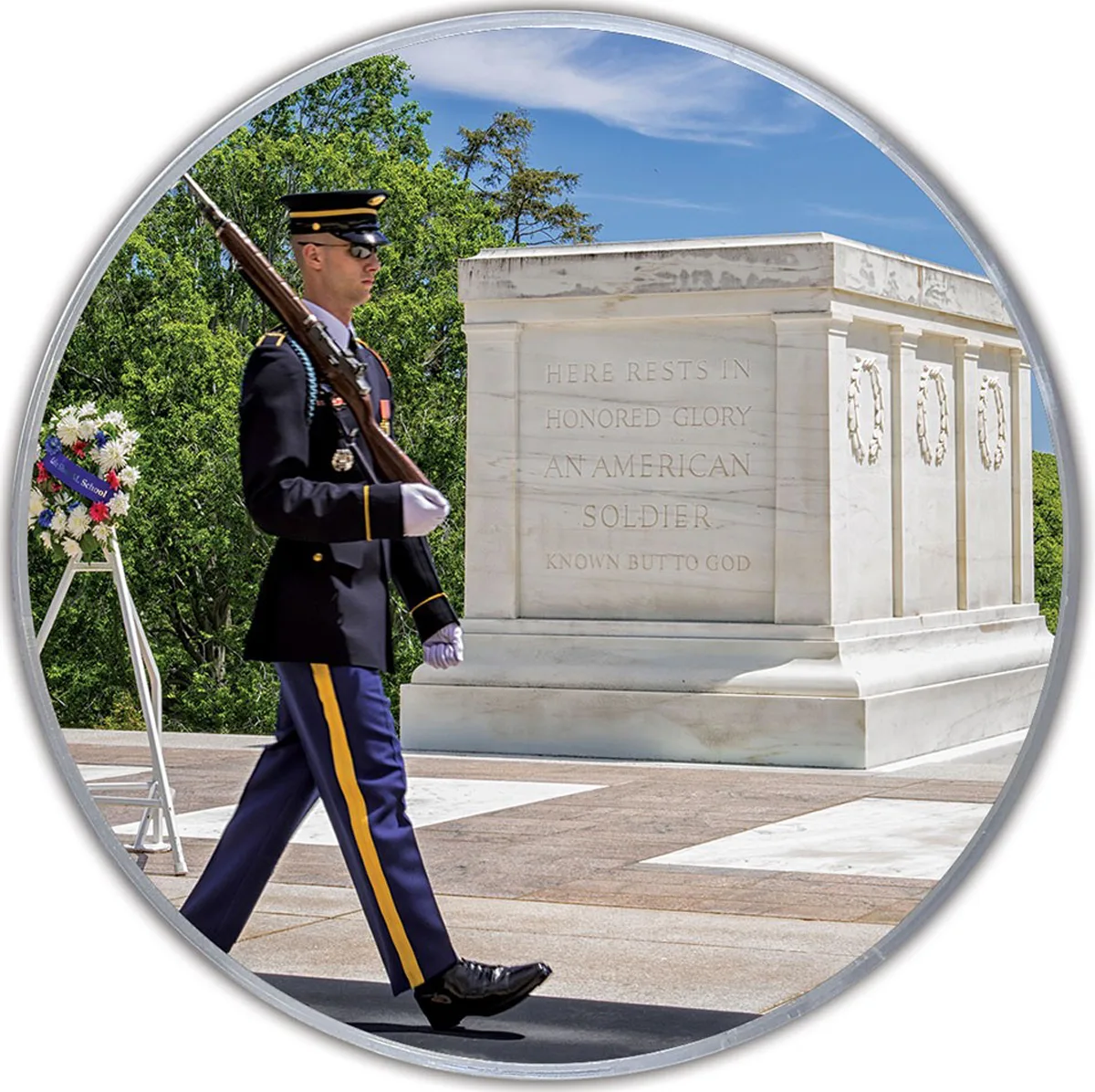 Tomb Of The Unknowns MiniPix&reg; Puzzle Landmarks & Monuments