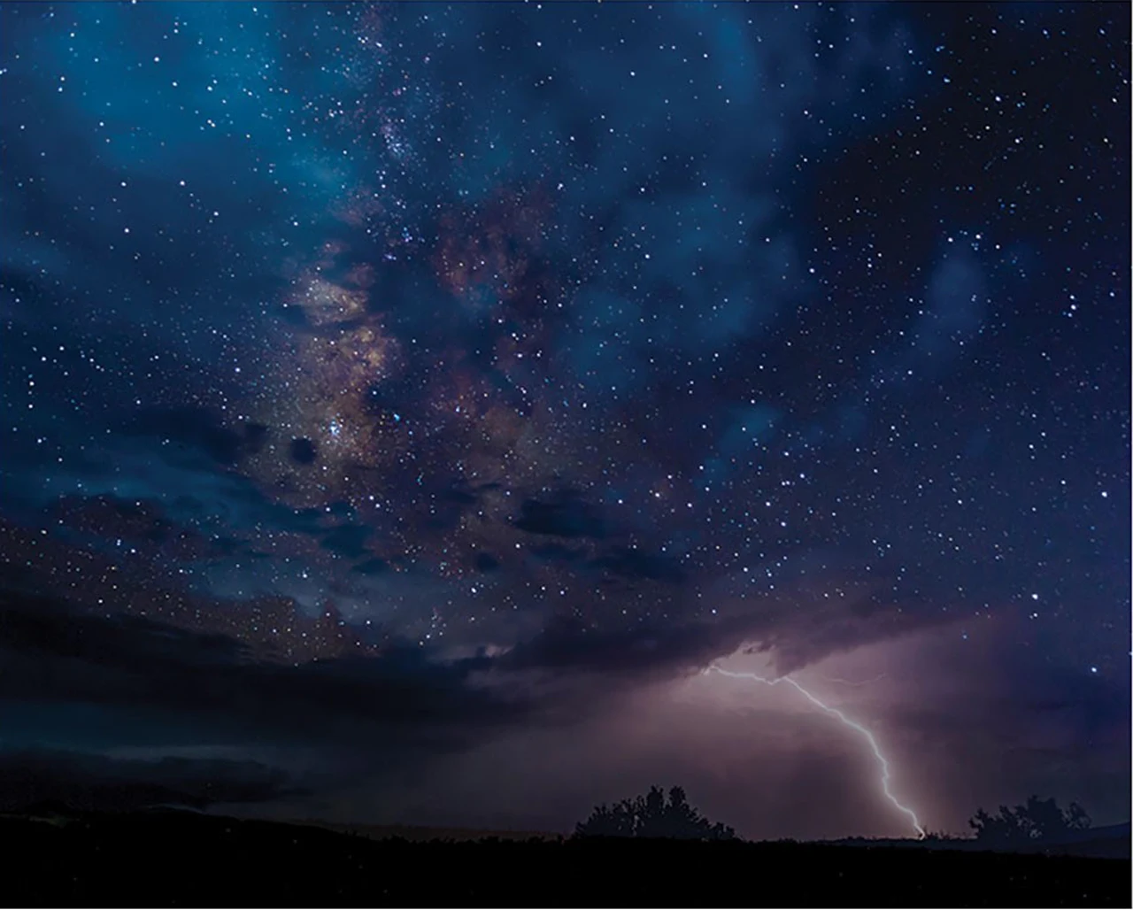 Night Sky Drama Landscape