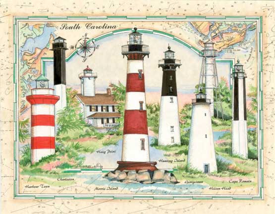South Carolina Lighthouse Lighthouse Jigsaw Puzzle