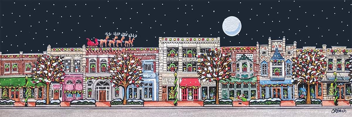 Main Street Christmas Winter