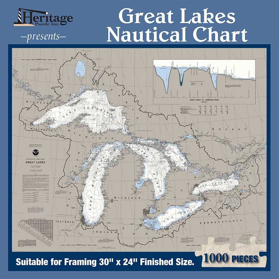Great Lakes Nautical Chart