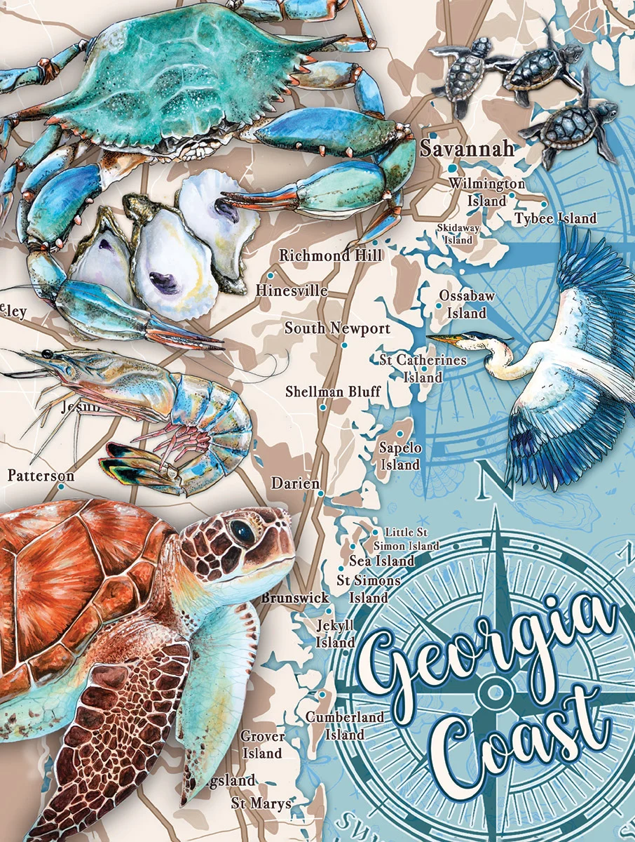 Coastal Georgia Maps & Geography