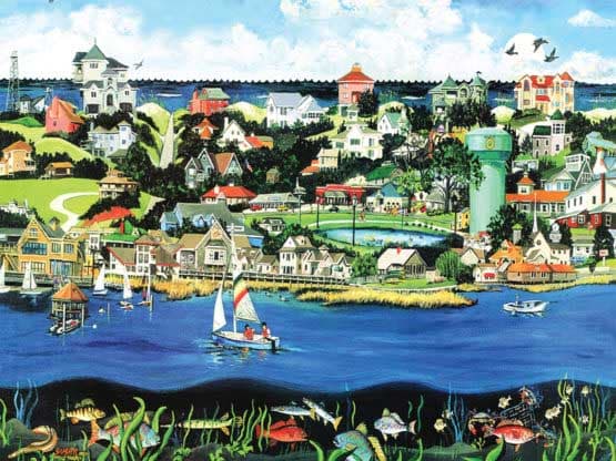 Town of Duck Beach & Ocean