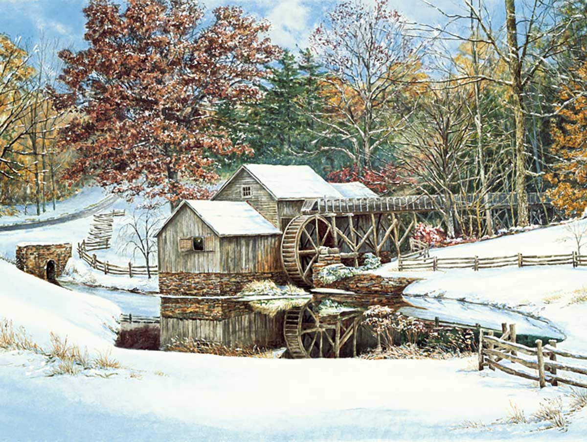 First Snow Landscape Jigsaw Puzzle