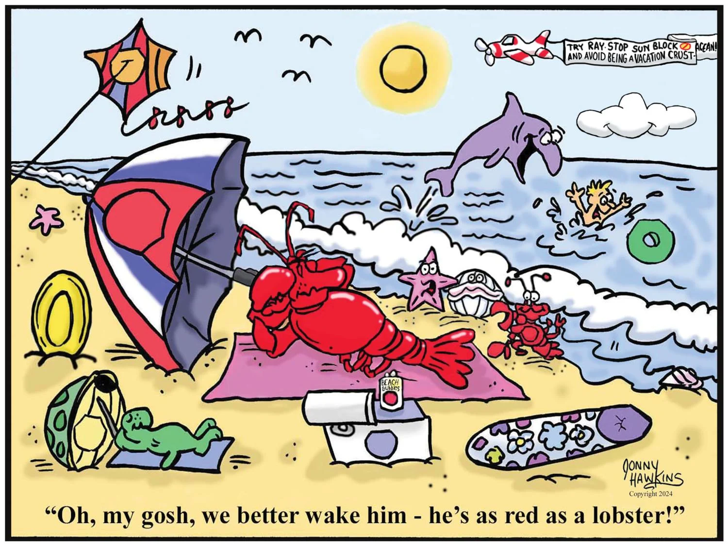 Sunbathing - Scratch and Dent Humor