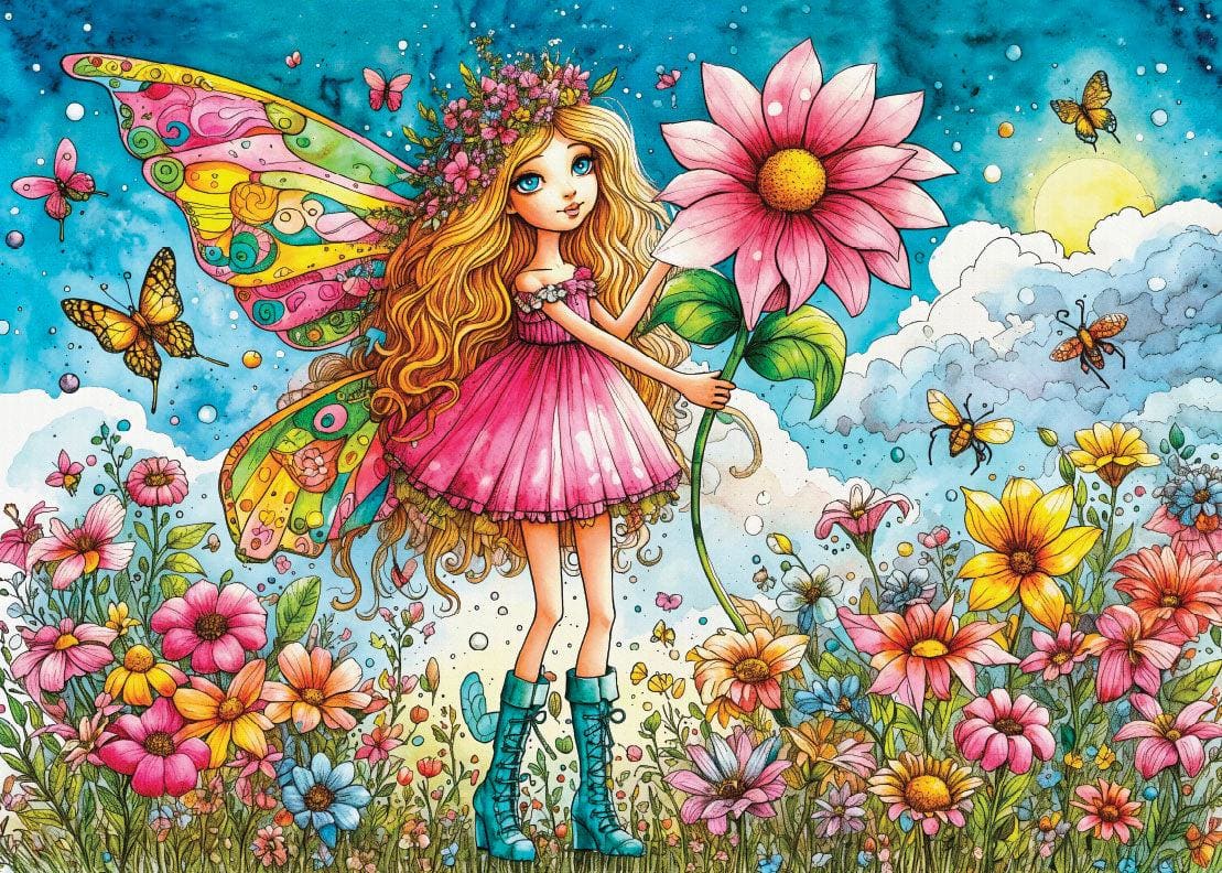 Blush Garden Whispers