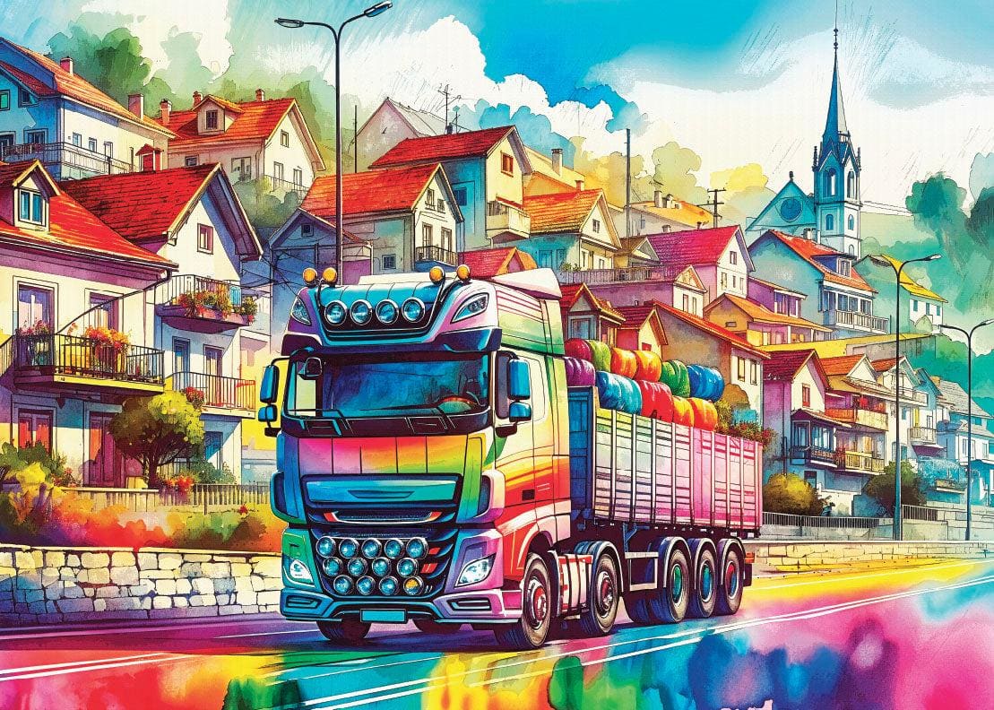 Rolling Through Colors