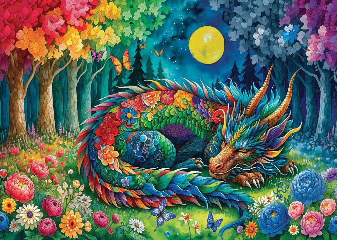 Moonlit Dragon Dreams