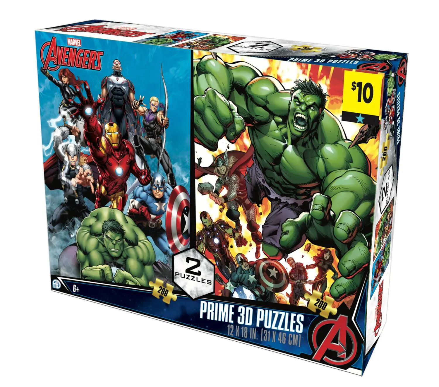 Marvel Avengers 2-Pack 3D Puzzles Movies & TV