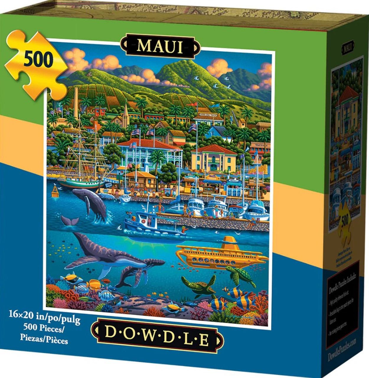 Maui, 500 Pieces, Dowdle Folk Art | Serious Puzzles