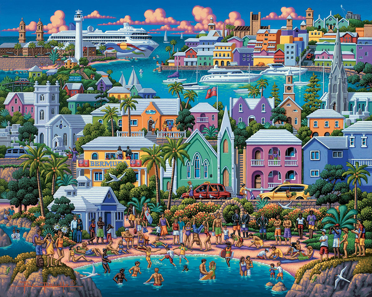 Bermuda London & United Kingdom Jigsaw Puzzle