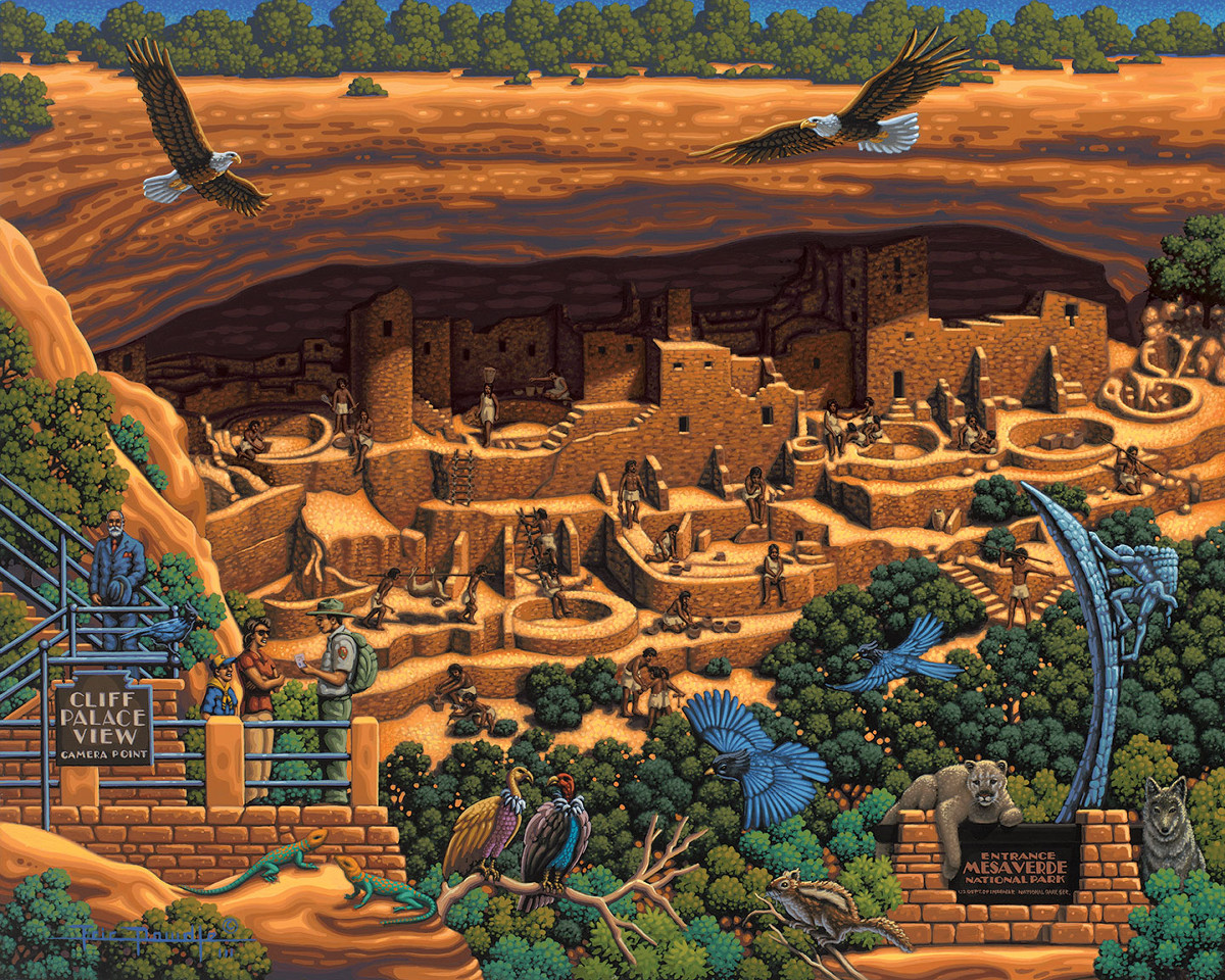 Mesa Verde National Park Landmarks & Monuments Jigsaw Puzzle