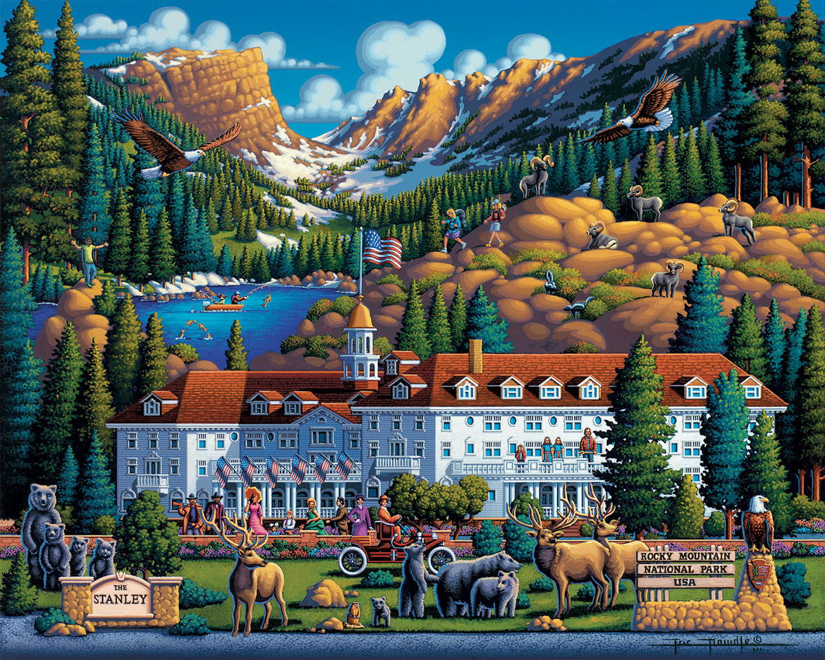 Rocky Mountain National Park Mountain Jigsaw Puzzle