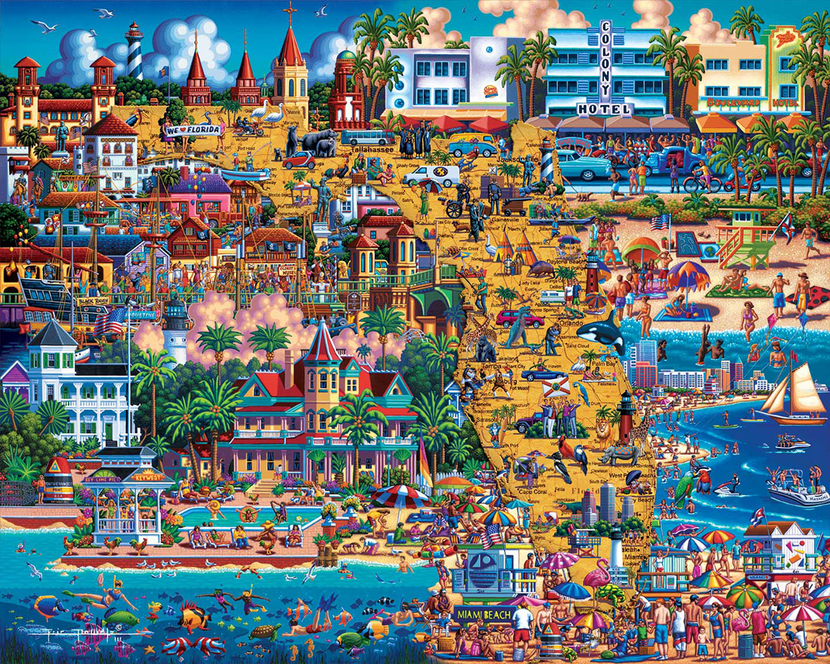 Best of Florida Maps & Geography Jigsaw Puzzle