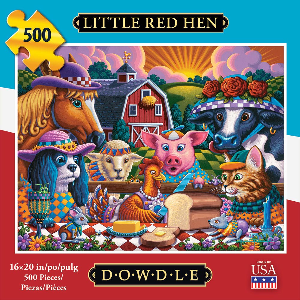 Little Red Hen Americana Jigsaw Puzzle