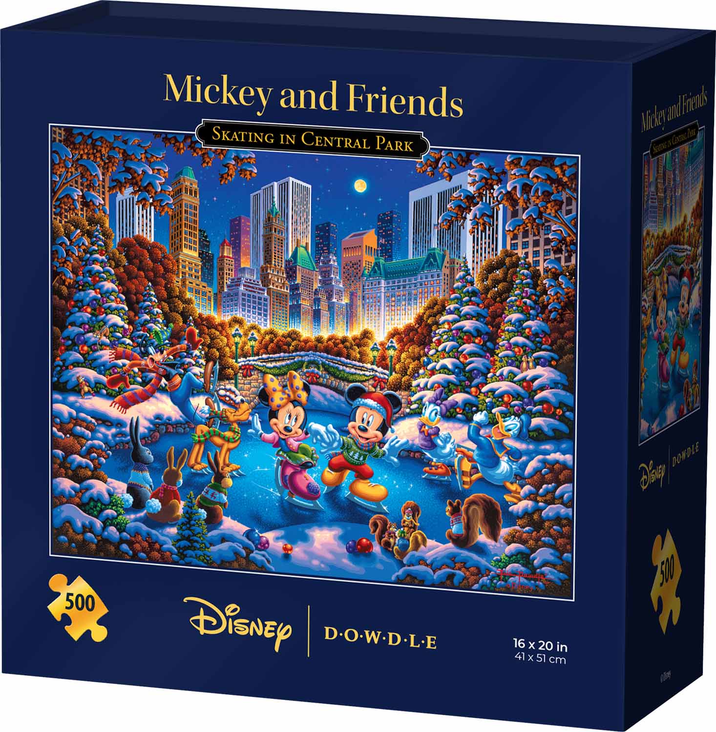 Mickey & Friends Skating Central Park Disney Jigsaw Puzzle